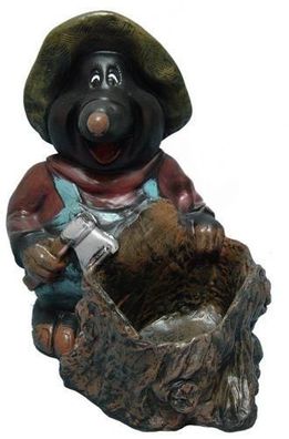 Design Maulwurf Vase Design Skulptur Figur Statue Statuen Figuren Dekoration Neu