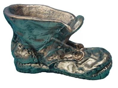 Schuh Deko Blumen Vasen Vintage Vase Deko Blumentopf Dekoration Deko Hochglanz