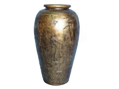Vase Blumenvase Ägyptische Vase Decovase Blumentopf Dekoration Deko Töpfe Neu
