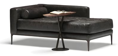 Moderner grauer Stoffsessel mit Holzrahmen für Wohnzimmer