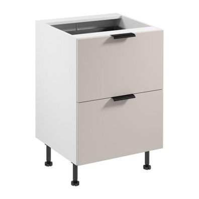 Unterer Schrank Küchenschrank Schubladenschrank Besteckeinsatz Weiß