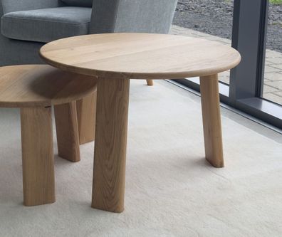 Couchtisch 70cm 'Oslo' Wildeiche massiv geölt
