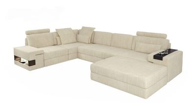 Textilsofa L-Form Sofa Möbel Wohnzimmer Ecke Design Modern Weich Stil 2tlg. Set