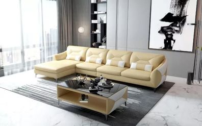 Ecksofa Polster Ecksofa LForm Couchtisch Modernes Sofa Wohnlandschaft 2tlg. Neu