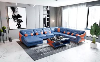 Eckcouch Polster Wohnlandschaft Moderne Ecksofa Design Sofa Sitz Garnituren 2tlg