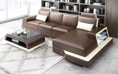 Wohnzimmer Sofa Eckcouch Ledersofa Couchgarnitur Sitzpolster Couchen Sofas Neu