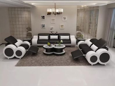 Wohnlandschaft Designer Sofa Sofagarnitur 321 Sitzer Ecksofa Polster Garnitur
