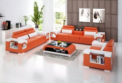 Sofagarnitur 321 Sitzer Set Design Sofa Polster Couchen Couch Moderner Couchtsch