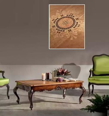 Couchtisch Tisch Couchtische Holztisch Design Luxus Beistelltisch Braun