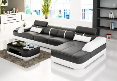 Ecksofa Polster Ecksofa LForm Designer Sofa Wohnlandschaft Ecksofa Neu Ledersofa