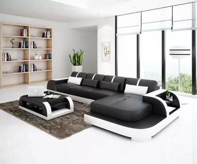 Design Ecksofa Sofa Couch Polster Sofa Eckgarnitur Eckcouch Sitzgarnituren 2tlg