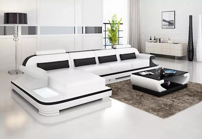 Eckcouch Ledercouch Wohnzimmer Sofa Polster Design Couchen Sofas Ledergarnitur