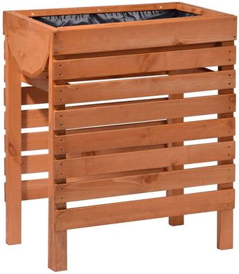 Hochbeet mit Pflanzfolie Größe M, Pflanzkasten