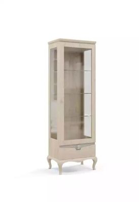 Vitrine Italienische Luxus Möbel Vitrinen Anrichte Schrank Glas Design
