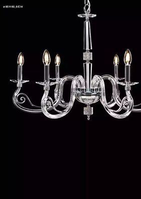 Luxus Transparent Deckenleuchter Deckenleuchter Kristall Kronleuchter Lampe