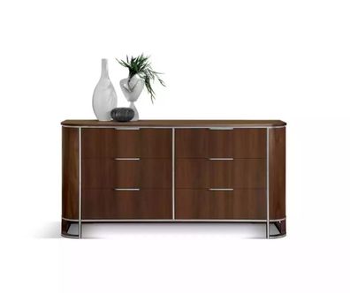 Kommode Sideboard Highboard Schrank Design Holz Braun Sideboard Neu