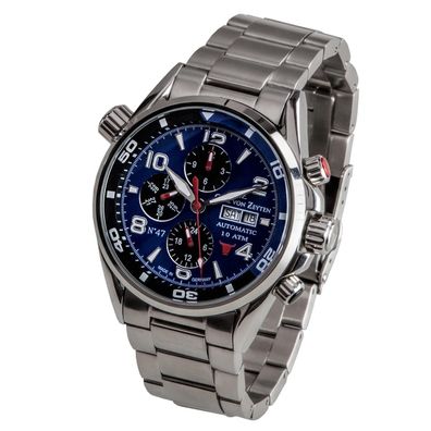 Carl von Zeyten Herren Uhr CVZ0047BLMS Automatik, Edelstahl, Limited Edition