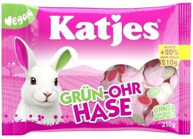 Katjes Grün-Ohr Hase 210 g