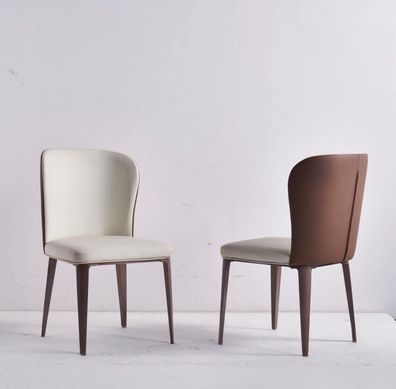 Esszimmerstuhl Designer Einsitzer Ohne Armlehnen Holzstuhl Polstermöbel