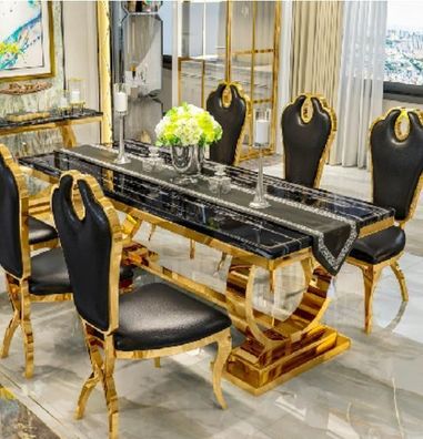 Edelstahl Esstisch Esszimmer Moderne Wohnzimmer Küche Tische Design Tisch Metall