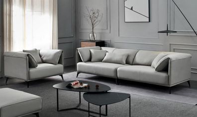 Italienische Design Sofa Sofagarnitur 4 + 1 Sitzer Couch Polster Garnitur Möbel