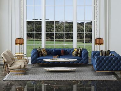 Ledersofa Sofagarnitur 3 + 2 Sitzer Set Garnitur Polstersofa Couch Sofa Couch Neu