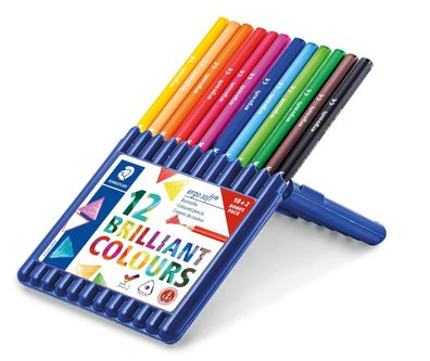 STAEDTLER® 157 SB12 Buntstift ergosoft 12ST FSC 100