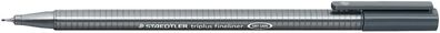 STAEDTLER® 334-8 Fineliner triplus rPP grau