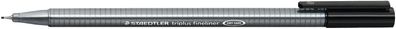 STAEDTLER® 334-9 Fineliner triplus rPP schwarz
