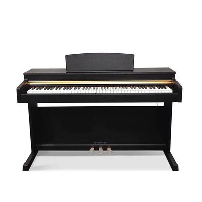 Digitales Klavier Piano Heimklavier Digital Keyboard 137cm Schwarz
