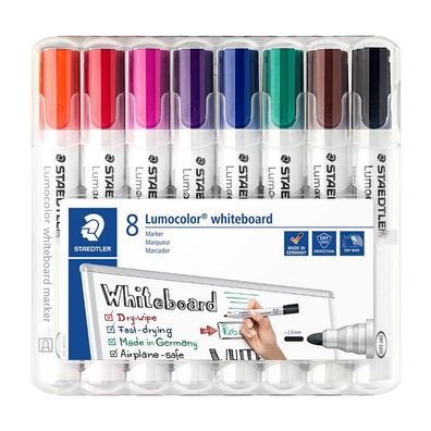 STAEDTLER® 351 WP8 Whiteboardmarker Lumocolor 8St Box