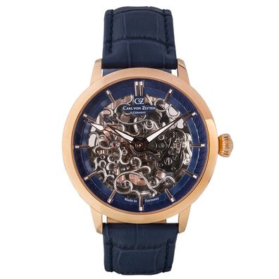 Carl von Zeyten Uhr Triberg Herren CVZ0013RBLS Automatik, Blau, Limited Edition