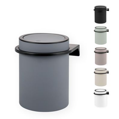 bremermann Kosmetikeimer SAVONA inkl. Wandhalterung 5,5 Liter Kunststoff, rund