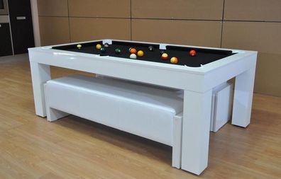 Billardtisch Esstisch 2 i 1 Multifunktionstisch Esszimmer Tische Billard