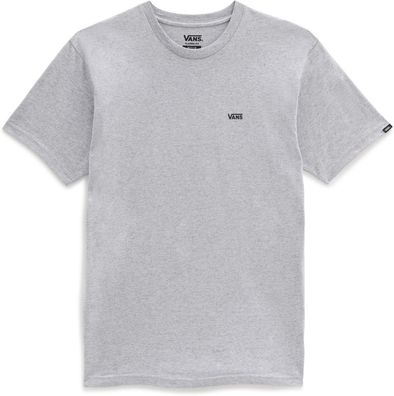 Vans Herren T-Shirt Left Chest Logo Tee Athletic Heather-Black