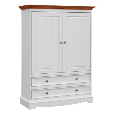 Landhaus Schlafzimmer Schränke Holz Kleiderschrank Garderobe für das Hotel Möbel