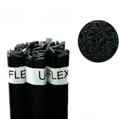 Rosfix Kunststoff-Schweißdraht U-FLEX Schwarz – 100g | 8mm, 42cm, 650°C