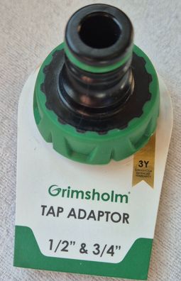 Hahnverbinder für 1/2 und 3/4 Zoll Gewinde