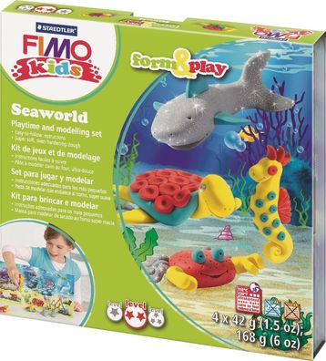 STAEDTLER® 8034 14 LY Set Mod. masse Fimo kids F&P Oceanli