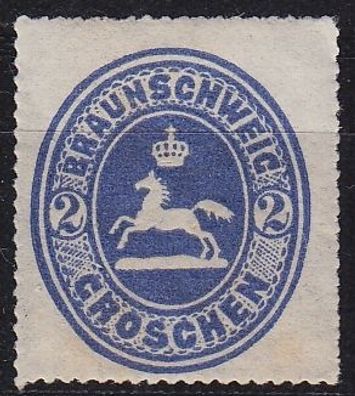 Germany Braunschweig [1865] MiNr 0019 ( * /mh ) [01]