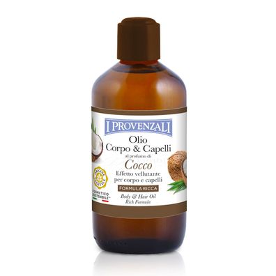 I Provenzali Haaröl und Körperöl mit Kokosduft 200 ml