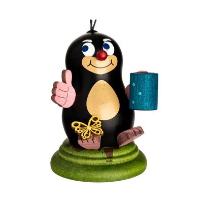 Maulwurf "Anna" Frühling Dekofigur Ostern Erzgebirge Kuhnert