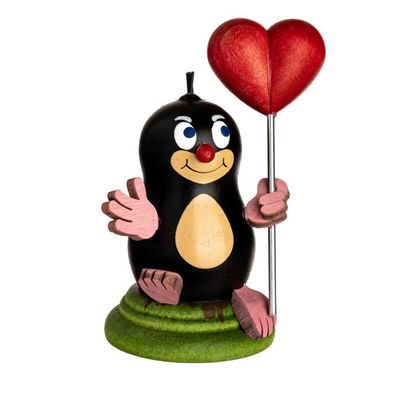 Maulwurf "Felix" Frühling Dekofigur Ostern Erzgebirge Kuhnert