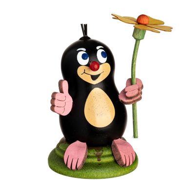 Maulwurf "Herbert" Frühling Dekofigur Ostern Erzgebirge Kuhnert
