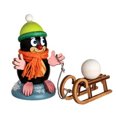 Maulwurf "Lisa" Frühling Dekofigur Ostern Erzgebirge Kuhnert