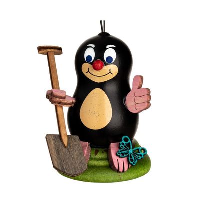 Maulwurf "Paul" Frühling Dekofigur Ostern Erzgebirge Kuhnert