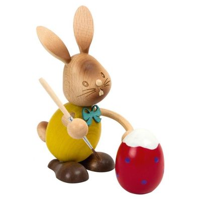 Stupsi Hase Eiermaler – Fröhliche Osterdekoration aus dem Erzgebirge