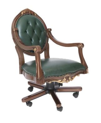Chefsessel Stuhl Drehstuhl Chesterfield Schreibtischstuhl Rollstuhl Bürosessel