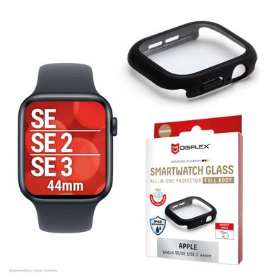 Displex Full Body Apple Watch SE 2/3, 44mm, black