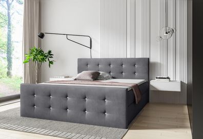 Boxspring Betten Hotel Möbel Bett Schlafzimmer Einrichtung big 200x200 Doppel